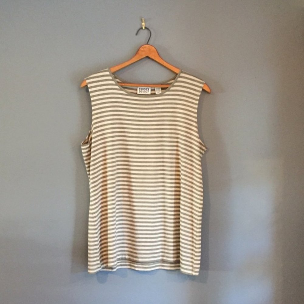 Chico's striped tank top